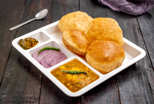 Dum Aloo  Puri