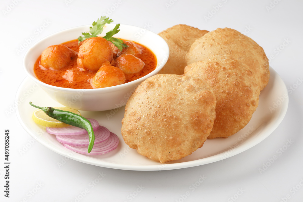 Aloo Tomato Puri